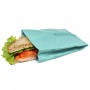 Reusable bag for turquoise sandwich