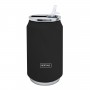Black 330ml double-walled insulated can
