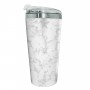 Thermo Double wall coffee - white marble