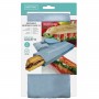 Blue baguette sandwich holder