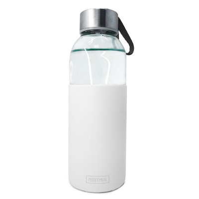 400 ml white silicone bottle