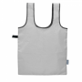 Foldable shopping bag with elastic closure Grey