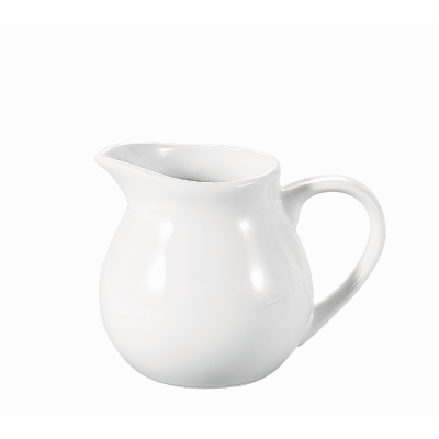 300 ml white porcelain milk jug