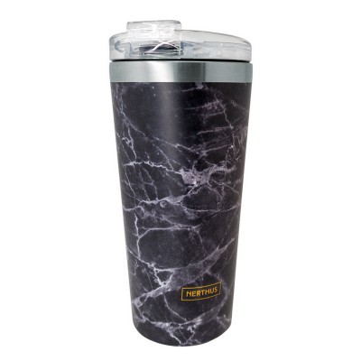 Thermo Double wall coffee - black marble