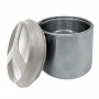 1 liter stainless steel double wall solids
